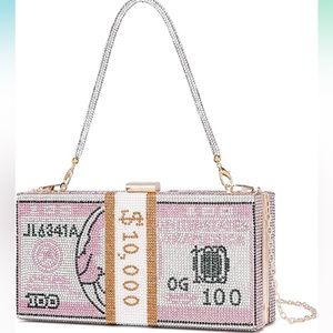 Dollar Rhinestone Clutch